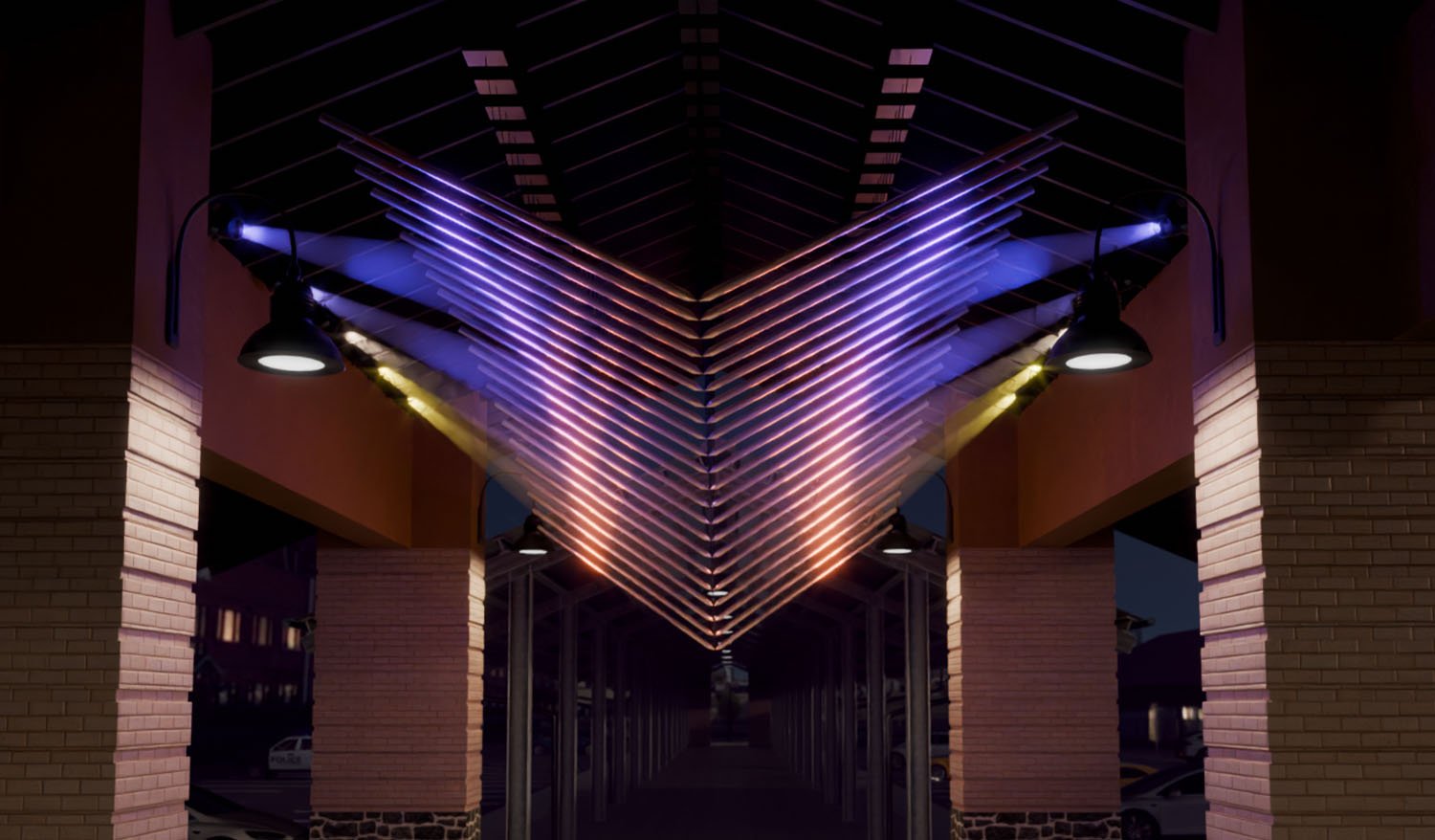 "Wings of the Valley" Kinetic art installation (concept) - Фото №4