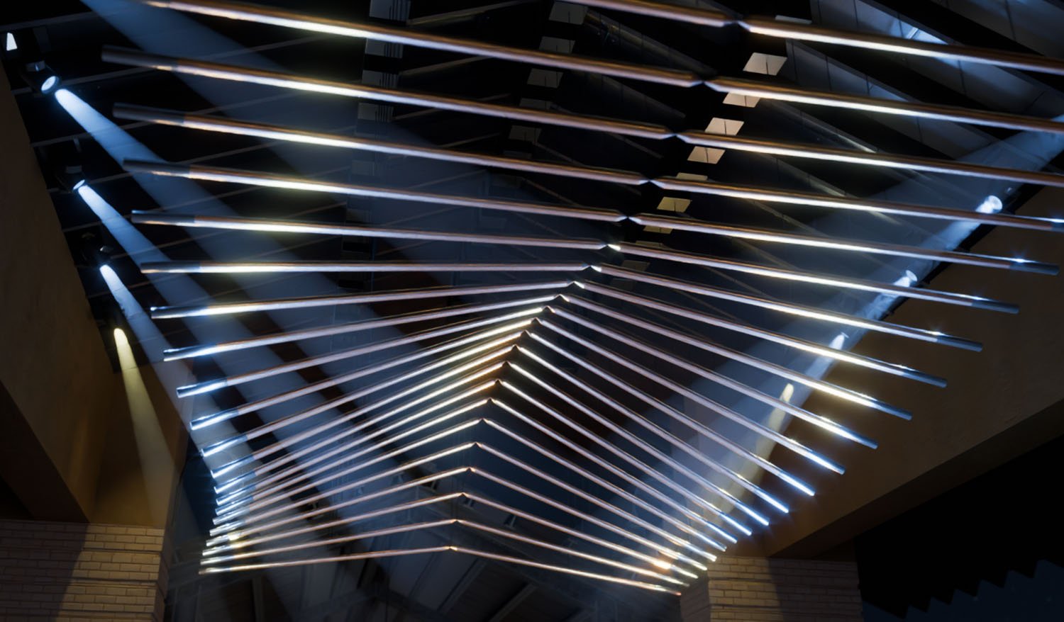 "Wings of the Valley" Kinetic art installation (concept) - Фото №6