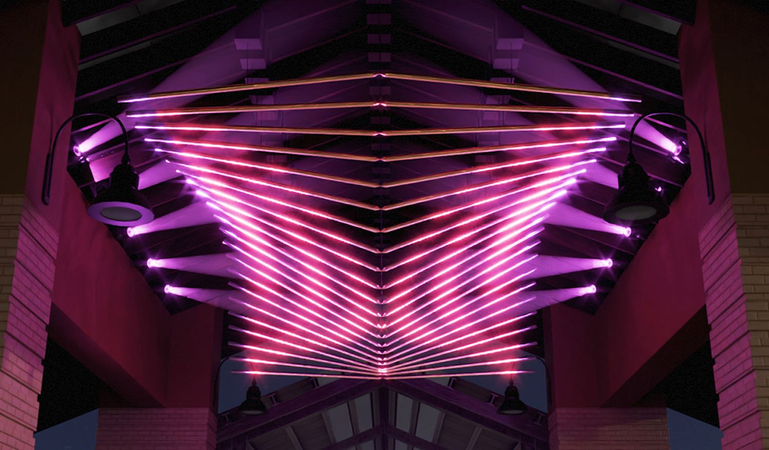 "Wings of the Valley" Kinetic art installation (concept) - Фото №8