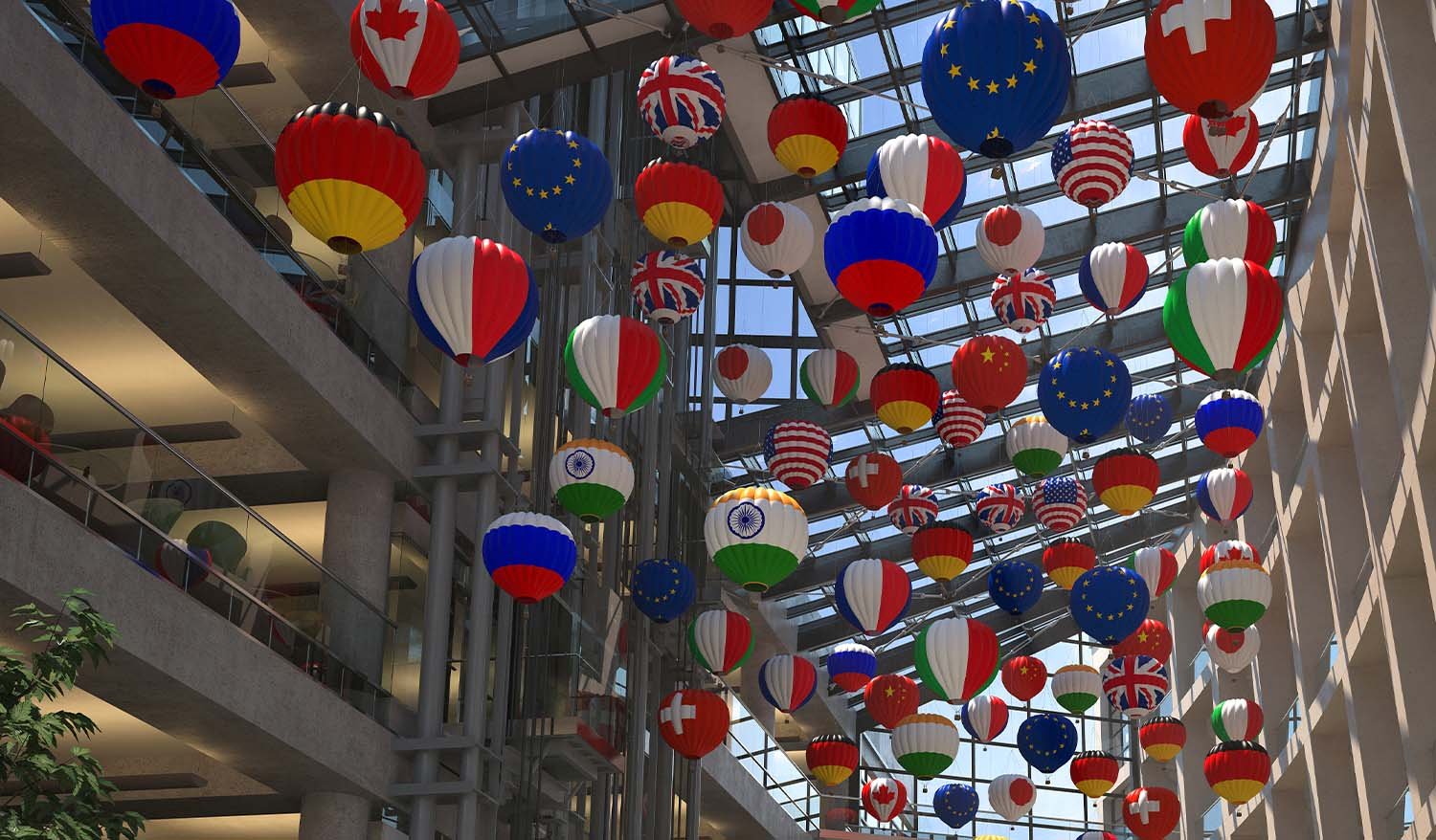 „Balony” Instalacja kinetyczna dla lotnisk