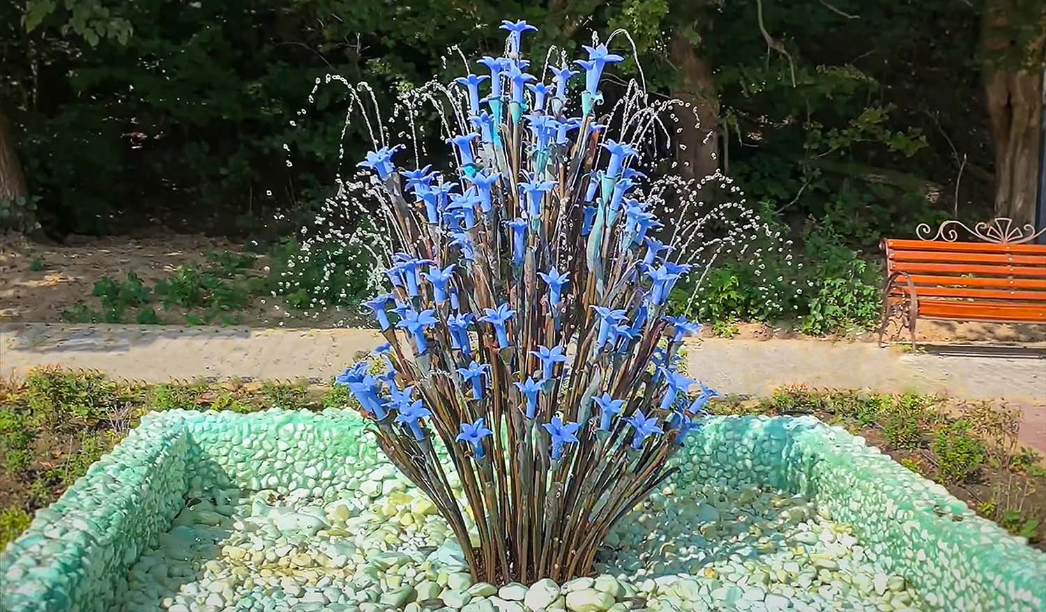 "Aqua-Flora" suvi ommaviy badiiy o'rnatish - Фото №5