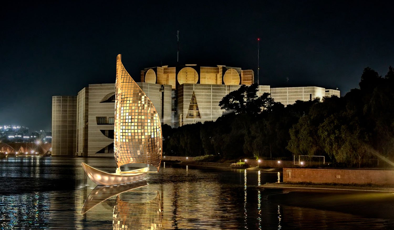 “Sails of Freedom” Floating public art installation (interactive memorial) - Фото №8
