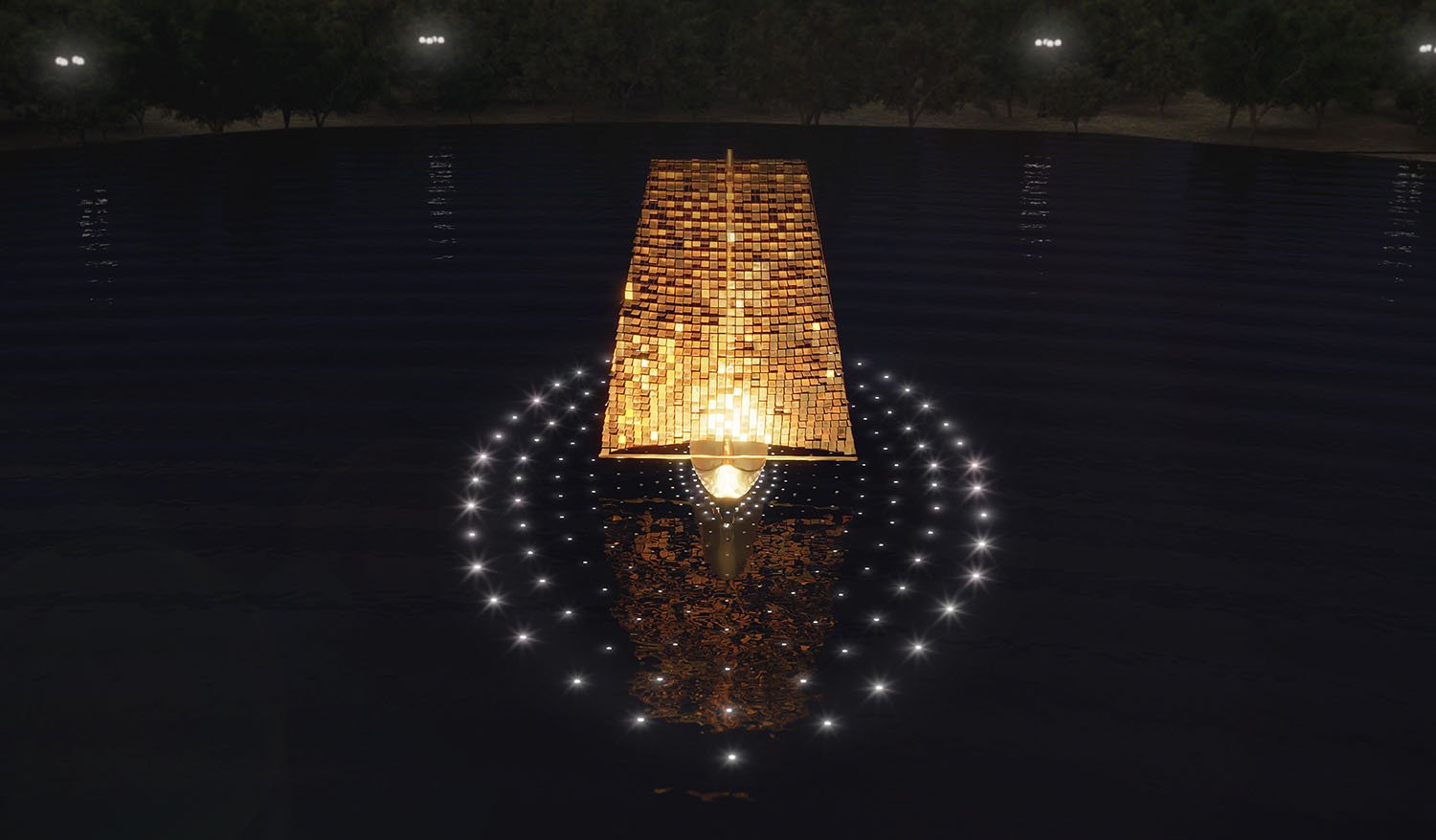 “Sails of Freedom” Floating public art installation (interactive memorial) - Фото №2