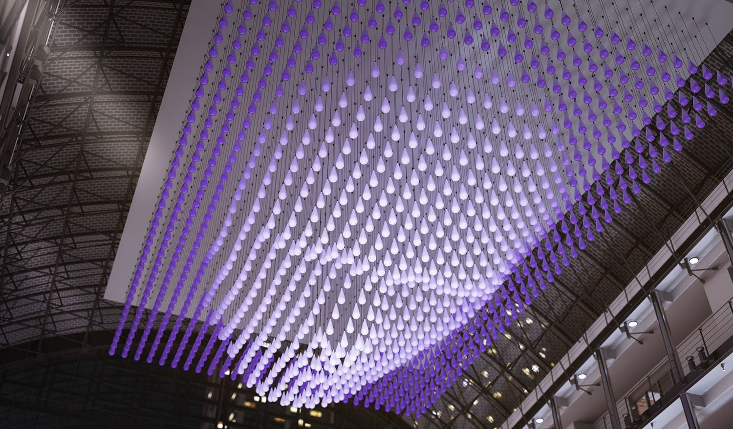 "Heavenly Symphony" Kinetic light installation